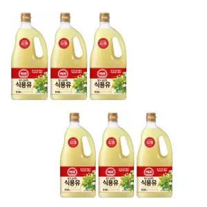 사조해표 식용유 1.8L x 6병 대용량 식용유