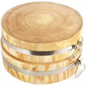 업소용 원형도마 닭집 단단한 소나무 정육 업소 플라스틱