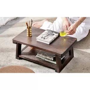 미니찻상 원목 다다미 접이식 좌탁 테이블 커피 빈티지