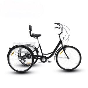 성인세발자전거 성인용 세발자전거 24인치 삼발이 리어카 세발 1 선물 16인치 체인