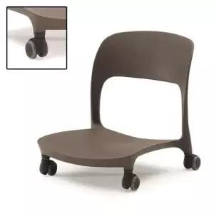 좌식 컴퓨터 책상 의자 앉는 등받이 허리편한 1인용 W6109DD