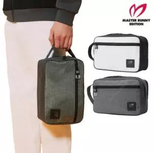 MASTER BUNNY 남성 골프 투지퍼 메쉬 파우치 가방 E1BG-101