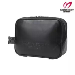 MASTER BUNNY 남성 우븐 믹스 엠보 로고 파우치 E1BG-102