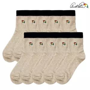 [하프클럽/아놀드파마]아놀드파마 여성 골지양말 갑종 베이직 양말 중목 살색 10족 세트 국산 선물