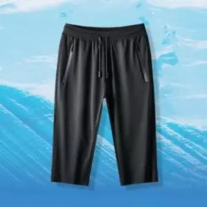 남자 여자 쿨 메쉬 지퍼 7부 트레이닝 바지 여름바지 아이스바지 쿨바지