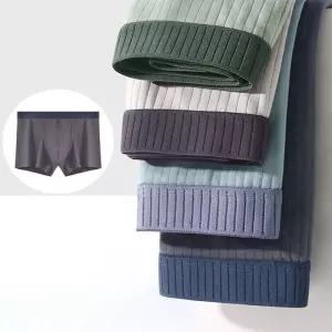 남자팬티 4XL 4장 사각 남성 속옷 드로즈 면팬티 드로즈팬티 남성드로즈