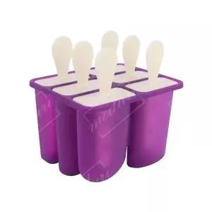 6구샤베트틀 얼음틀 퍼플 실리콘 6구 퍼플얼음몰드 아이스몰드 (WFKBZZL)