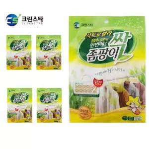 좀팡이 싹 옷장탈취 방충제 시트로넬라 5포장)/옷장/냄새/옷장용/탈취제/옷/탈취/좀벌레/서랍장/장롱