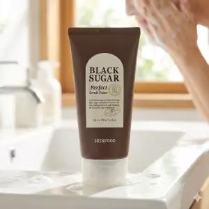 스킨푸드 블랙 슈가 퍼펙트 스크럽 폼 180g
