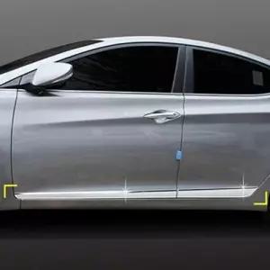 아반떼MD 사이드 스커트 크롬 몰딩 언더라인 튜닝 W8979E3