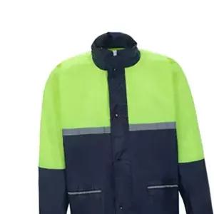 오토바이 형광 산업용 안전복 안전 우의 비옷 우비