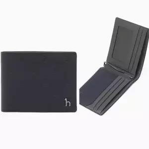 [헤지스]네이비 음각패턴 소가죽 머니클립 HJWA6E563N3_s