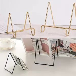 s360 철제 접시 사진 그림 진열랙 거치대 7053-54 미니이젤 철제이젤 액자이젤