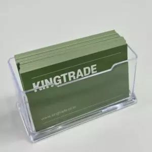 투명 아크릴 명함홀더 1단 거치대 명함 보관함 케이스 받침대 (WFKBDBT)