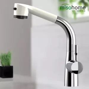 한샘 주방수전 싱크대수전 화이트 호환 원홀헤드