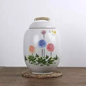 국산 민들레 쌀독 쌀통 10kg 소금항아리 현관소금