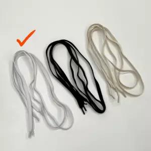 커스텀 고무줄 운동화 신발끈 화이트 100cm 고무신발끈 고무줄신발끈