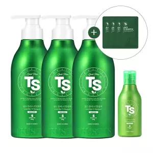 [TS트릴리온]TS 골드플러스 샴푸 500g 3개 + 프리미엄 TS 샴푸 100g 1개 + 저스트 TS 샴푸 샤쉐 6g 4개