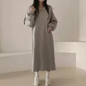 롱원피스 오버핏 긴팔 쉬폰원피스 휴양지 바캉스 기모 바캉스원피스