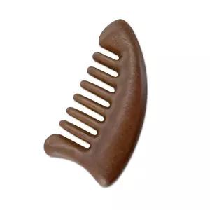 빗괄사 1개 두피 괄사 마사지기 머리 지압 마사지 승모근 빗 림프 순환