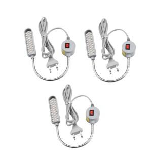 LED 산업용 재봉틀 조명 (30 램프 포함) ° 유연한 구즈넥 AC110V 개
