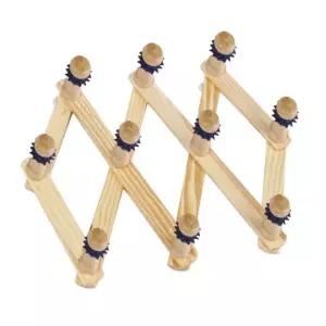 패드 논슬립 자바라옷걸이 나무자바라 원목자바라 원목 행거 목자바라 도깨비