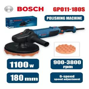 광택기 자동차 왁싱 폴리싱 유막제거 Bosch GPO11-180S 폴리셔 1100W 전력 입력 900-3800 Rpm 6단 속도 조