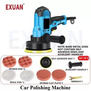 광택기 자동차 왁싱 폴리싱 유막제거 700W 전기 폴리 셔 기계 600-3500r 조정 가능 속도 자동 연마 샌더 폴