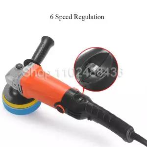 광택기 자동차 왁싱 폴리싱 유막제거 1200W 220V 조정 가능 속도 전기 폴리 셔 기계 EU 플매트 카펫 매트