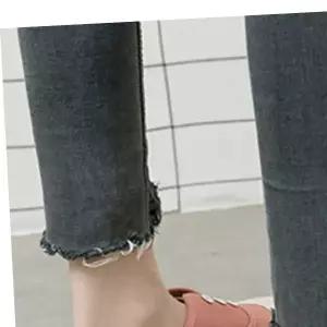 여성 발편한 캔버스핑크 끈없는 스니커즈 천운동화 나들이 운동화뮬 패션