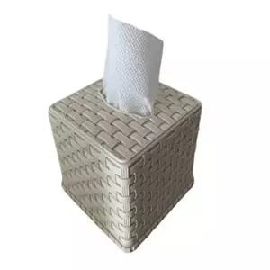 라탄 냅킨함(아이보리) 업소용 식당 음식점 통 케이스 티슈 휴지