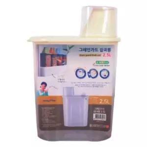 그레인가드 잡곡통 2.5L 씨리얼 보관 쌀 곡물 건과류 밀폐용기 정리