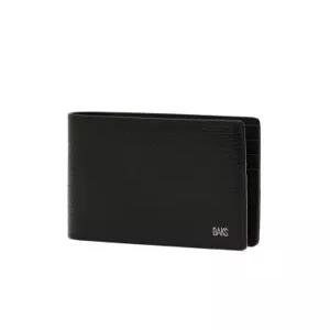 닥스 액세서리 남성 25SS [스테디셀러] 블랙 로고장식 소가죽 반지갑 WBWA5E771BK