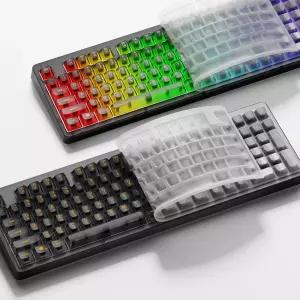 콕스 XM108 AURA SEEKEY 부드럽고 조용한 사무용 게이밍 키보드 블랙 