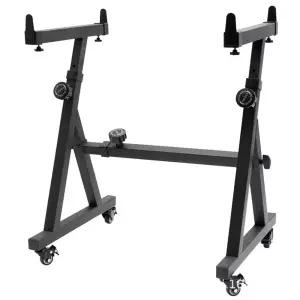 전자 피아노 스탠드 지지대 2단 Z형 버스킹 거치대 휴대용