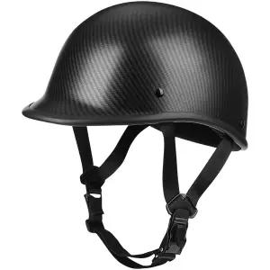 바이크 오토바이 반모헬맷 오픈 페이스 헬멧 비니 크루징 해골 모자 스쿠터 헬기 VGV 클래식 레트로 복고풍