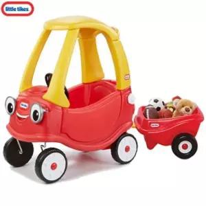 리틀타익스 코지쿠페 레드지붕차+트레일러 (조립서비스)/어린이날/선물/붕붕카/유아/운전/놀이/타는/자동차