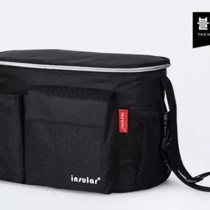 정품insular 유모차가방 420D 쿨러백 보온보냉백 피크닉백 방수백 국민 매쉬 물티슈 캐리어 속 피크닉