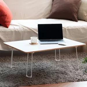 이지 우드 화이트 테이블 900/간이/좌탁/공부상/접이식/좌식/밥상/책상/탁자/노트북/찻상/다과상/간식상