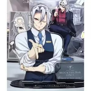 귀멸의칼날 우즈이 텐겐 아크릴 스탠드 피규어 귀멸 칼날 애니메이션 품 방 사무실 정교한 데스크탑