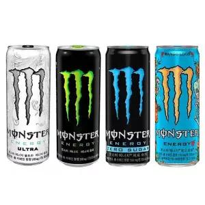 [셀러허브][코카콜라] 몬스터 에너지 드링크 울트라6 그린6 제로6 망고로코6 355ml 24캔 (S15754576)