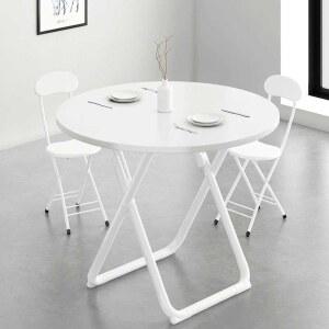 라운드테이블 접이식 폴딩 드꼼마 원형테이블 미니 700 원룸 카페테이블 지름100cm