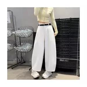 여자 면 린넨 바지 추동 워싱 찹쌀 9부 할머니 슬림핏 벌룬 SPO마켓4