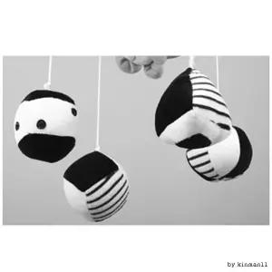 딸랑이인형 도형흑백모빌 신생아모빌 HI (더블구성용)