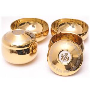 2인 티타늄 반상기 세트 부모님 신혼부부 궁중 밥그릇