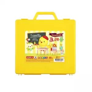 동아 노랑병아리 손에 묻지 않는 크레용 48색 세트