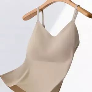 고품질 심리스 노와이어 여성 캡나시 브라 끈나시 캐미솔 여성나시 (WFKBAIY)