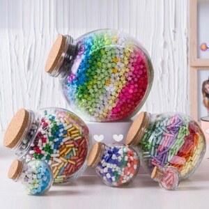 종이학 유리 찻잎 1000마리 코르크 유리병 천마리 피클 종이학천마리 마리 뚜껑이