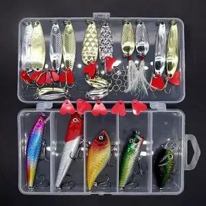 루어미끼세트 프로앵글러 루어낚시 미끼세트 하드베이트 메탈스푼