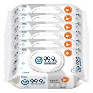 깨끗한나라 클린 손소독 티슈 캡형 60매 X 6개